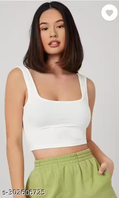 Kunj Stylish Tops & Tunics Combo – Sando Black & White