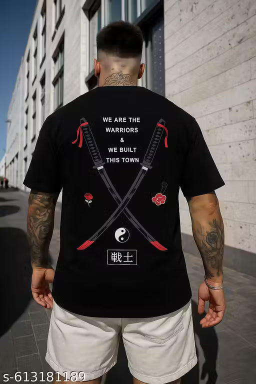 Oversized Back Print T-Shirt