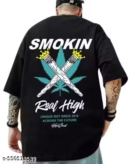 Classic Black Oversized Anime T-Shirt