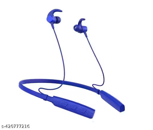 BassForce Wireless Neckband with Fast Charging – Blue